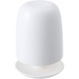 Marna W611W Cup Stand Set (White/With Stand/Toothpaste Cup), Cup Stand, Lavatory (Floating On Stand/Drainer)