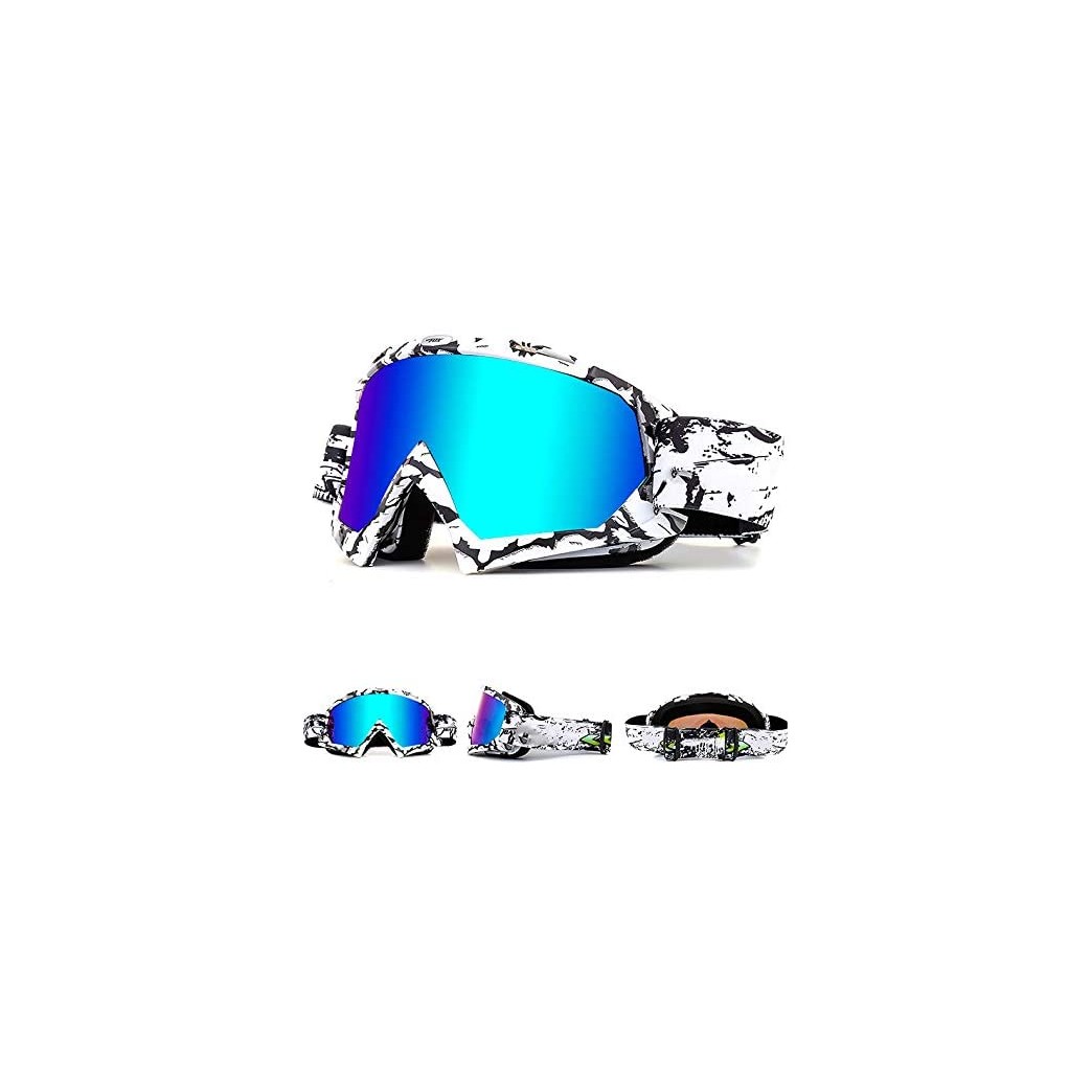 OTG Ski Snow Goggles, 100% UV Protection Anti Fog Snowboard Goggles for Men Women Youth