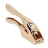 Garlic Press Gold Color Aluminium Alloy Dolphin Style Teeth Design