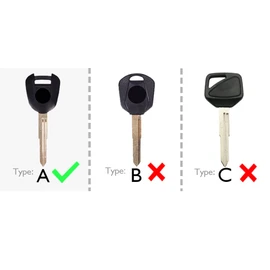 ZEXDDI Compatible With Africa Twin CRF1100L CRF1000L CRF 1000 1100 L XRV750 CNC Motorcycle Key Cover Case Keyring Key Chain (Blue)