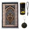 Kellegour Muslim Prayer Rug with Prayer Beads,Soft Islamic Prayer Rug,Prayer