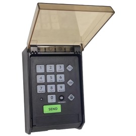 for Ghost Controls Gate Opener Keypad, Premium Wireless Ghost Keypad with Weatherproof Cover for Automatic Gate Openers - Model AXWK, Compatible with AXS1 AXP1 Remote