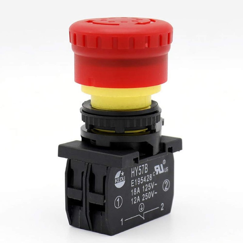 KEDU HY57B Emergency Stop Push Button Switch Strong Power Off