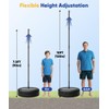 Ansionsol Tetherball Sets with Ball & Rope for Outdoor Backyard,