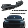 BST BSSP Badgeless Sport Style Front Grille Black Carbon Fiber