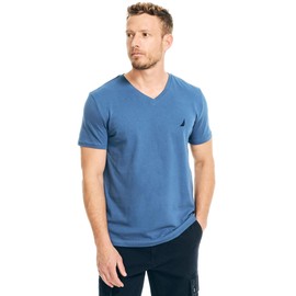 Nautica J-Class - playera con cuello en V para hombre, (Colección 2024) Alaska Blue, X-Large