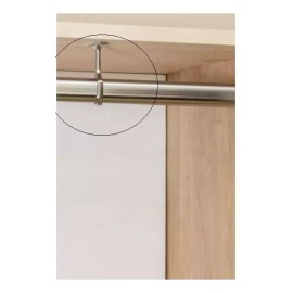 Herrajes Guerrero Soporte Central Para Tubo Redondo 1 PuLG Brida Cromada 20 Pz