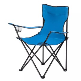 19 *19*31 Inch Blue Small Camp Chair For Outside Beach Fishing Camping