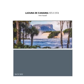 Venezuelan Landscape Microfiber Towel – Ultra-Absorbent, Fast-Drying & Compact – Ideal for Beach, Camping & Travel I Canaima @DosLocosDeViaje