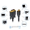 deleyCON 15 m HDMI to DVI Cable DVI-D DVI-I High