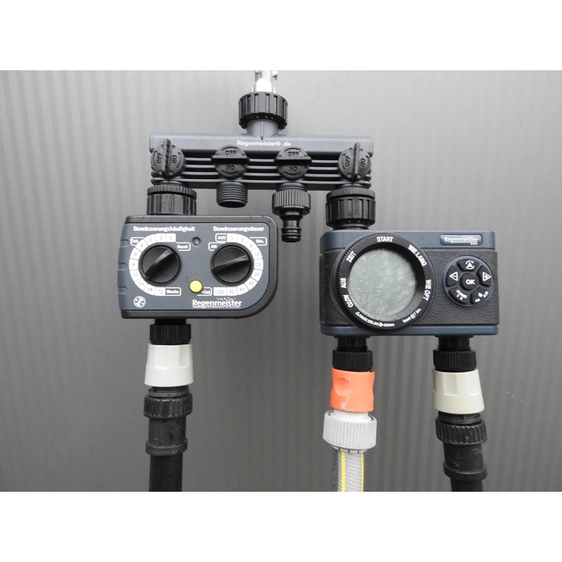 Water Distributor with 4 Taps Dark Grey