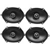 MB Quart (4) FKB168 6x8 200 Watt Car Stereo Coaxial