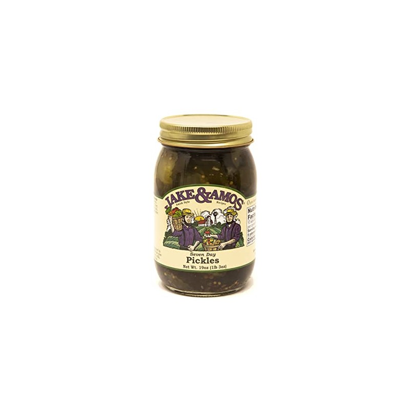 Jake & Amos Seven Day Pickles, 3-Pack 19 Oz. Jars