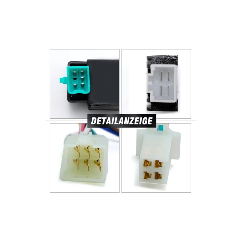 Full Electric Wiring Harness Coil Rectifier CDI Kit, Replacement for