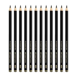 FABER-CASTELL Pitt Graphite 205238 Pencils Set Matte 12 Drawing Pencils 12B Hardness