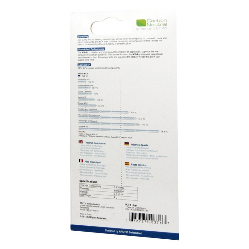 ARCTIC MX-4 - Thermal Compound Paste For Coolers | Heat