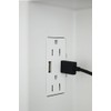 DATA COMM Electronics 45-0231-WH USB Recessed Media Outlet Box, In-Wall