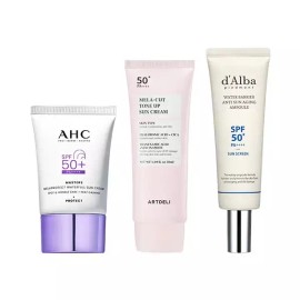 AHC 마스터즈 워터풀 선크림 40ml /아트델리 톤업 선크림 50ml/달바 선 앰플 50ml AHC Masters Waterful Sun Cream 40ml / Art Deli Tone Up Sun Cream 50ml / Dalba Sun Ampoule 50ml [Master's Waterful Sunscreen 40ml]
