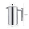 Cafetera Prensa Francesa de Acero Inoxidable 350ML Cafetera de Pared