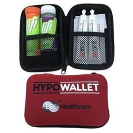 Hypowallet Hypo Wallet Contains Gluco Tabs, Gluco Juice & Gluco Gel, Fast Acting Glucose1 Units
