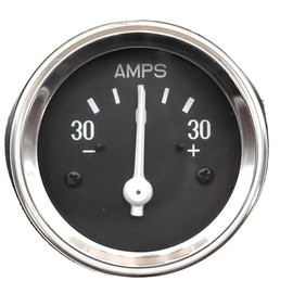 Chrome Amp Meter (30-0-30) Fits Allis Chalmers Replaces 70254407