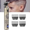 Electric Hair Trimmer Clipper USB Portable Professional Retro Hair Cutting