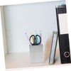 TEHAUX Pencil Holder Stainless Steel Desktop Organizer for Stationery Makeup