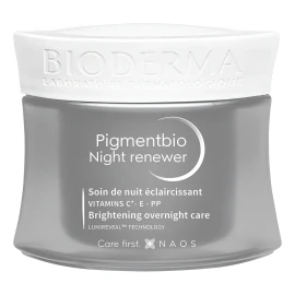 🌙✨ Bioderma Pigmentbio Night Renewer | Crema Regeneradora Antimanchas de Noche – 50 ml 💜🌿