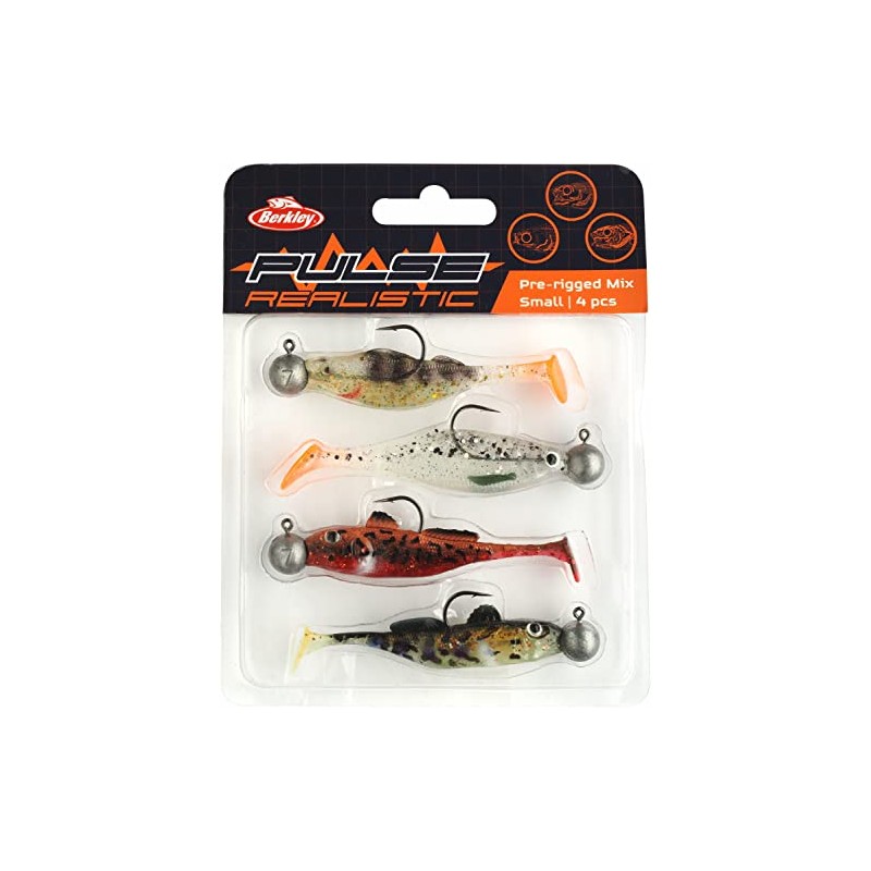 Berkley Pulse Realistic Mix, Fishing Hook, Soft Lures, PredatorFishing, Ideal