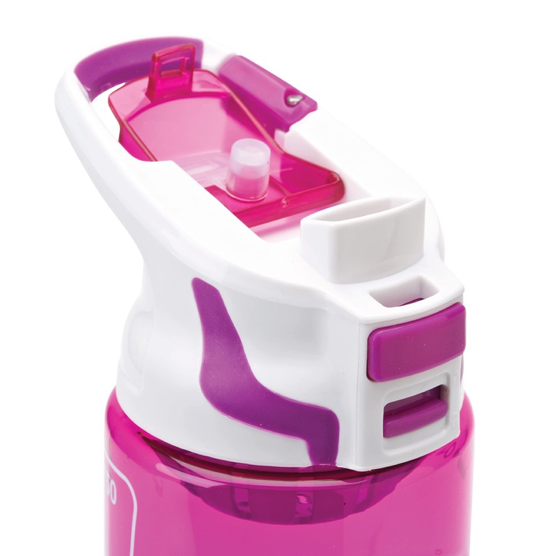 Smash Chugger Water Bottle with Infuser, Pink, 750 ml Capacity