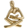LIFKOME Abstract Thinker Sculpture, Meditation Yoga Statue Modern Home Decor