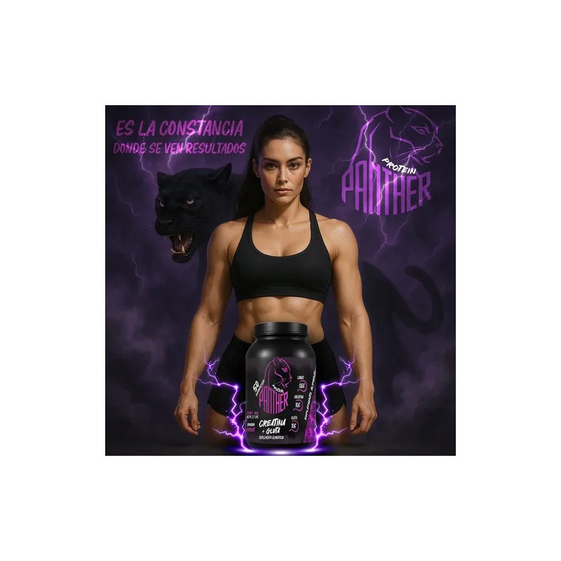 Creatina + Glutamina Panther Protein 1kg Varios Sabores