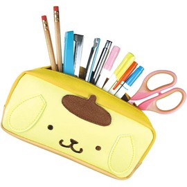 Tees Factory Sanrio SR-5540933PU Do-Up Pen Pouch, Pompompurin, H 4.3 x W 7.5 x D 2.4 inches (11 x 19 x 6 cm)