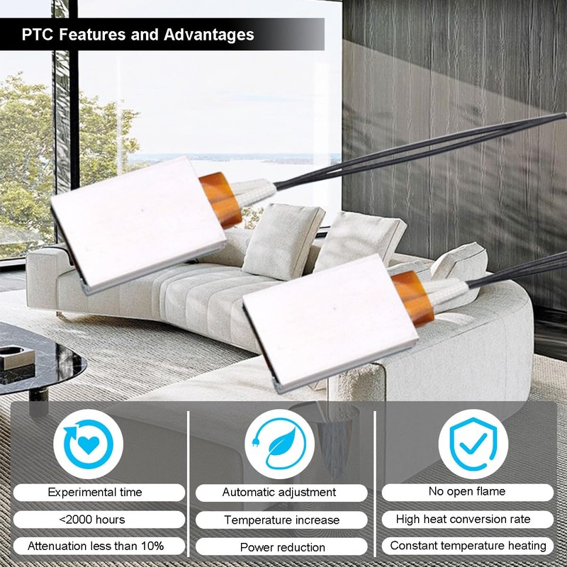Youmile Pack of 4 PTC Heating Element Heating Plate Electric