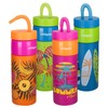 COOL GEAR GO GRIP 24oz Plastic Retro Squishy Water Bottle