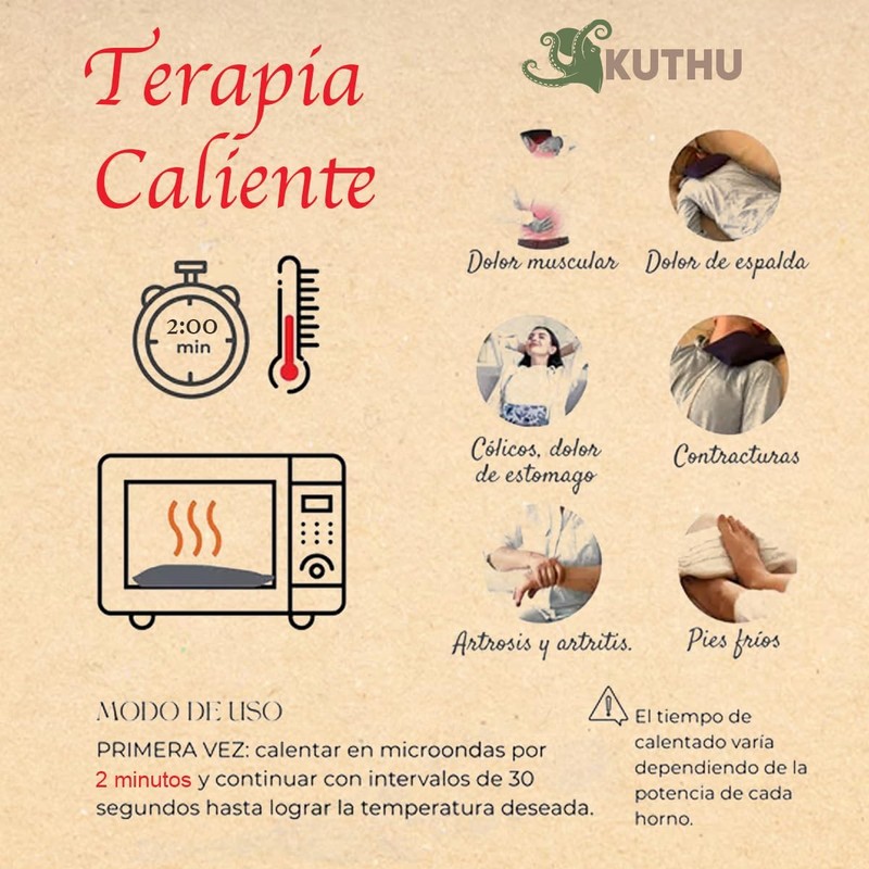 Cojin Termico De Semillas Kuthu (Diseños Varios) (Ajolote)