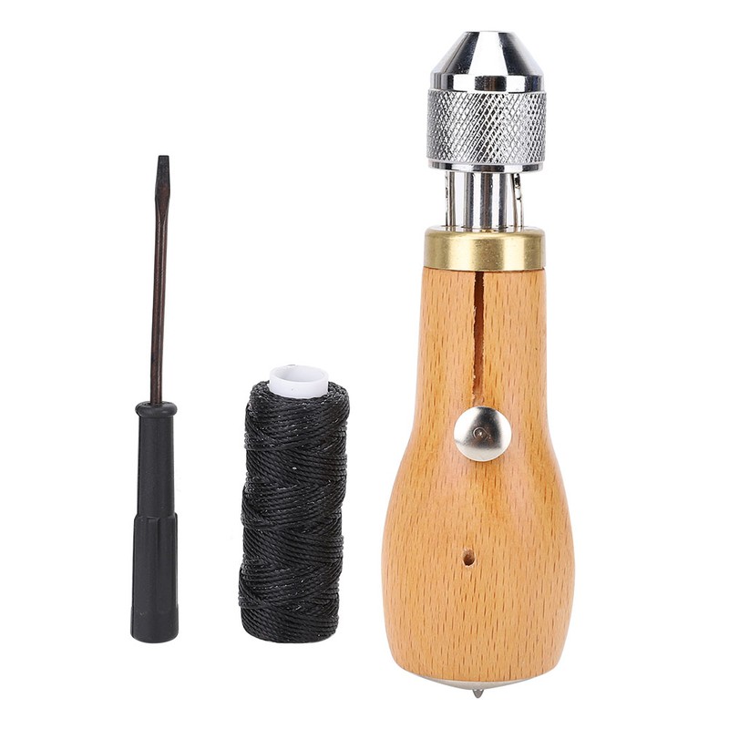 Lock Stitch Awl DIY Leather Sewing Tool Hand Stitching Sewing