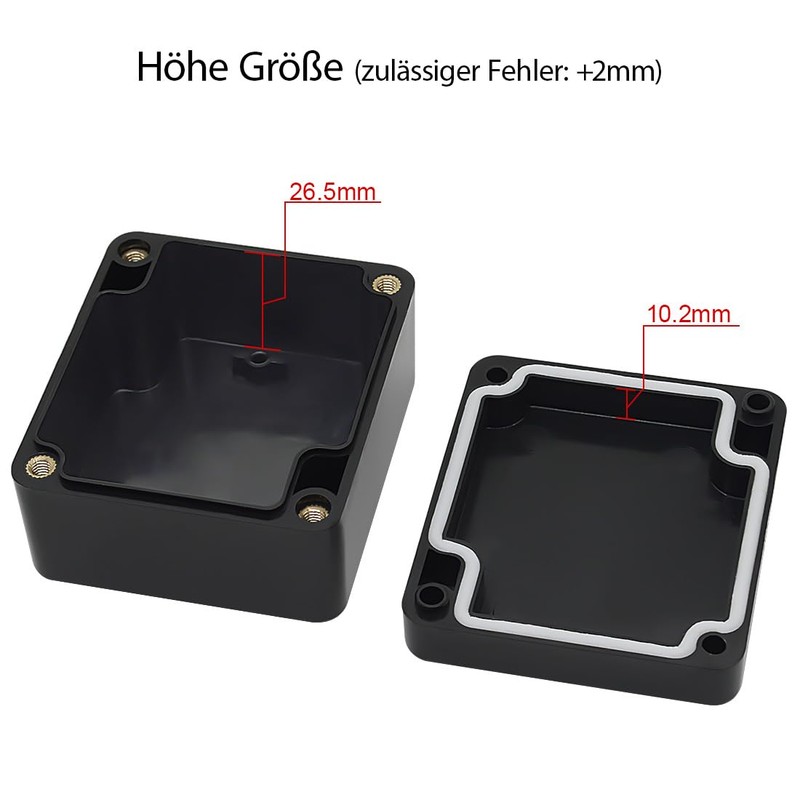 LeMotech Project Box ABS Plastic Distribution Box IP65 Waterproof Electrical