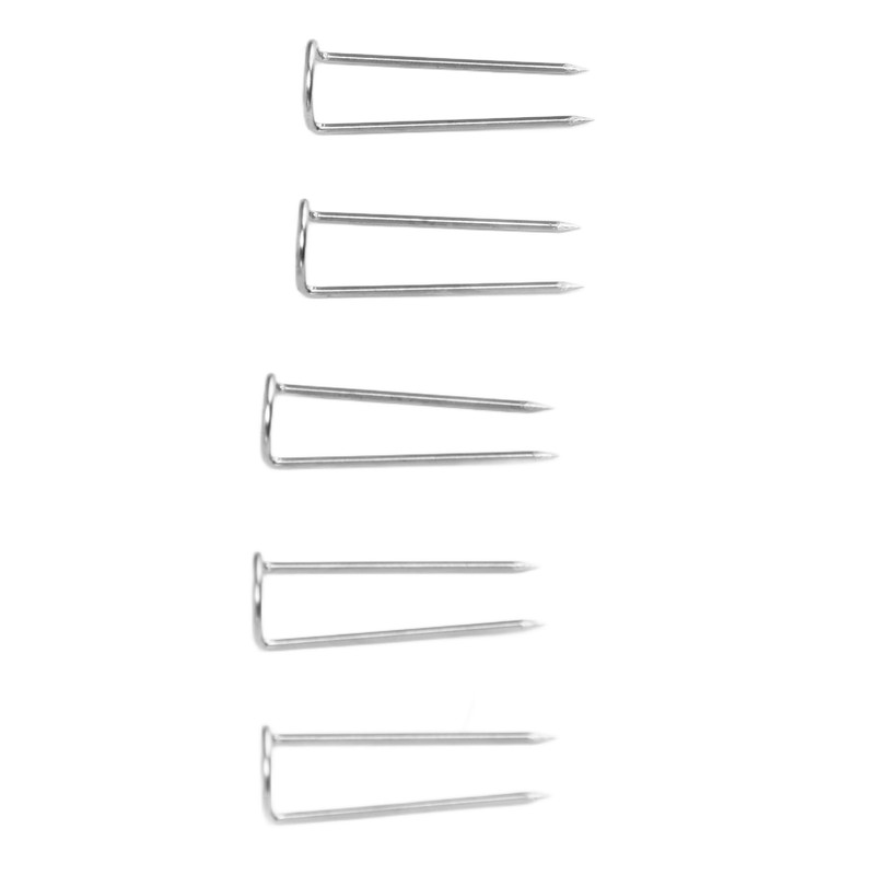 200Pcs Fork Pins U Shaped Stainless Steel Sturdy Durable Wide