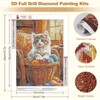 MEIYUDA Cat Diamond Painting Kits for Adults, 5D DIY Relax