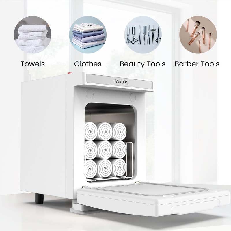 TASALON 5L Towel Warmer Hot Cabinet Box, Aluminum Inner Chamber,