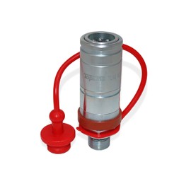 TL96 Push Pull Valve Breakaway Hydraulic Female Quick Coupler 3CFPV with Dust cap interchanges AL166181