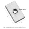 6Pcs M8 Rectangular Nut Stainless Steel Square Nut Fastener for