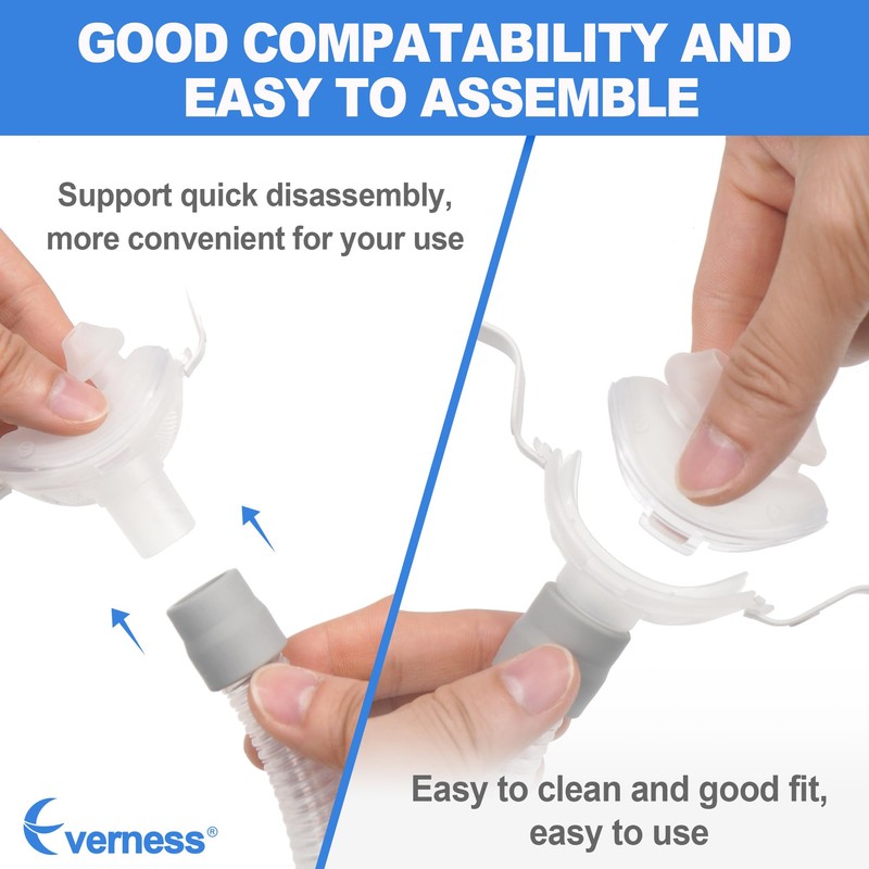 Replacement Kit Compatible with Airfit P10, Including 3 Sizes Pillows,