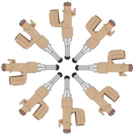 KFKGF 8PCS Fuel Injectors Kit for Toyota for Tundra 2007-2008 Replace 23250-3810/23209-09110/23209-39135/FJ1085