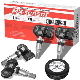 Autel MX 315MHz TPMS Sistema de Control de presión de neumáticos programable (Metal Tallo Cantidad: 4)