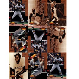 Roberto Clemente Uncut Card Sheet- Ted Williams Card Co.  Etched in Stone