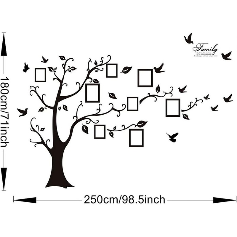 Vinil Arbol Genealógico Decorativo para Pared