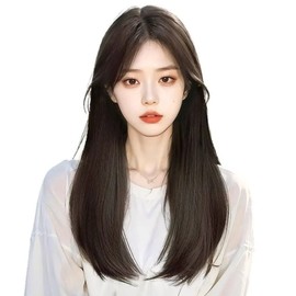 Candia Volume Up Top Snap Wig SD-250310 (WFHYYQJ) Dark Brown Sal - ONEWFHYYQJ / 캔디아 볼륨업 정수리 똑딱이 가발 SD-250310 (WFHYYQJ) 흑갈샐 - ONEWFHYYQJ