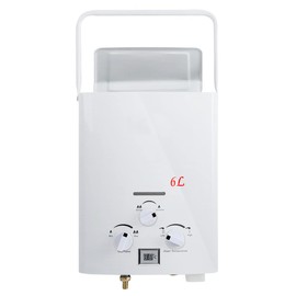TTHOME Water Heater Tankless 6L Propane Gas Hot Water Heater LPG Stainless Steel (TCHOMEJ0101911X-A01-2021)